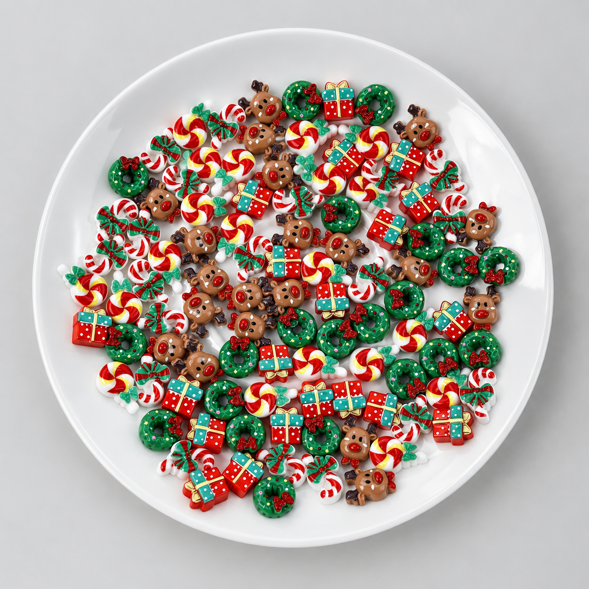DIY Squishy Christmas resin Decoration Fillers